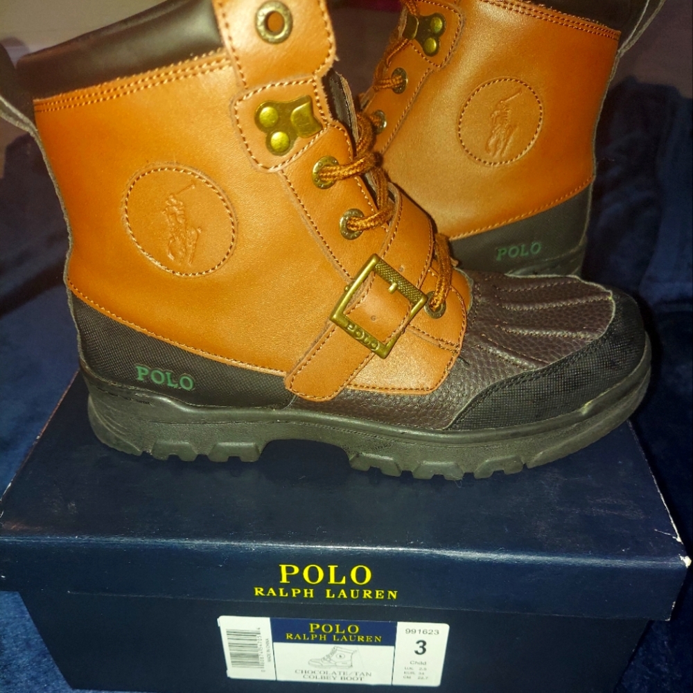 ***BOYS RALPH LAUREN POLO BOOTS